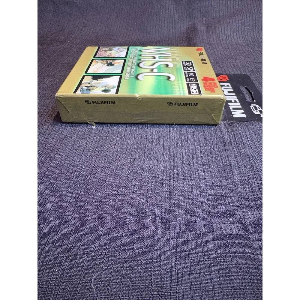 2 Pack New Sealed Fuji Fujifilm VHS-C Analog Video Tapes 30 min SP 90 min EP